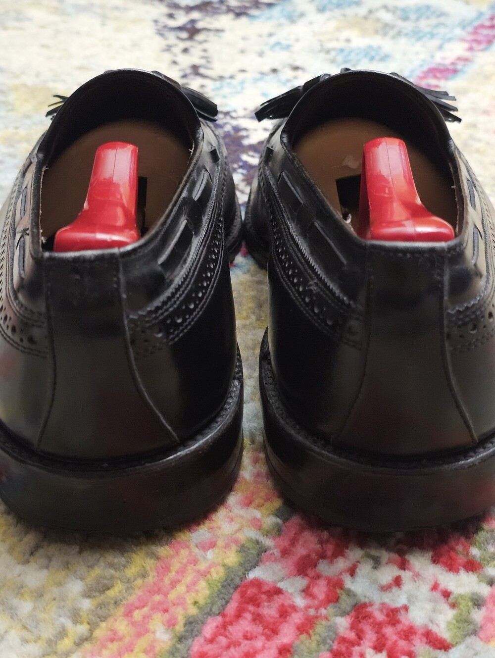 Allen Edmonds Manchester Shoes Mens Size 9 1/2 D Tassel Loafers Dress Shoes - Picture 10 of 14